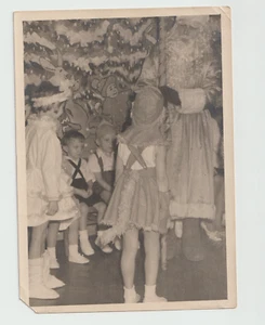 Foto Urlaub Neujahr Kind Maskerade gruselig Weihnachtsmann gruselig gruselig Vintage - Bild 1 von 2
