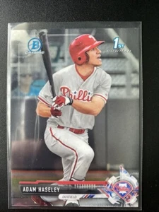2017 Bowman Chrome Draft #BDC115 Adam Haseley - Bild 1 von 2
