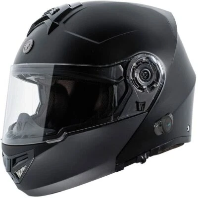 TORC T27B Modular Bluetooth Motorcycle Helmet - Flat Black - Image 1 of 3