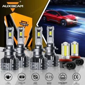 Bombillas LED AUXBEAM H7 6500 K blancas para Volvo S40 2000-2011 haz alto/bajo - Imagen 1 de 15