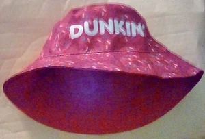 Dunkin' (doughnuts) Logo Reversible Bucket Hat - One Size Fits All - Picture 1 of 2