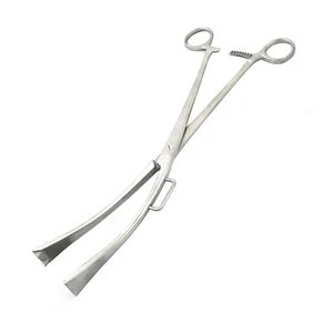 Medgyn Jacobs Pinza Tenaculo Doppio Dente 11'' 2x2 Denti Ins Chirurgica DS-1826 - Foto 1 di 3