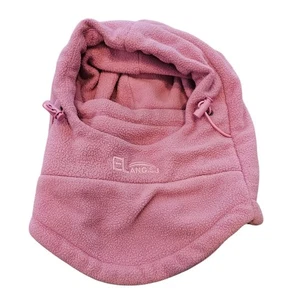 Mascarilla facial ajustable de esquí de pasamontañas de vellón rosa chicle para mujer - Imagen 1 de 3