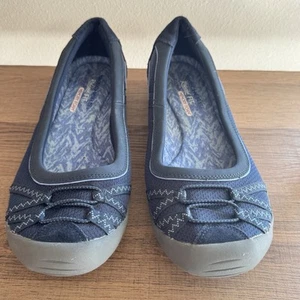Skechers Relaxed Fit Slip On Shoes Womens 8.5 Navy Blue Memory Foam - Picture 1 of 8