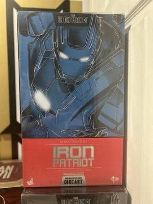 Figura Iron Man escala 1/6 diecast Hot Toys Iron Patriot MMS195-D01 Foto 1 de 4
