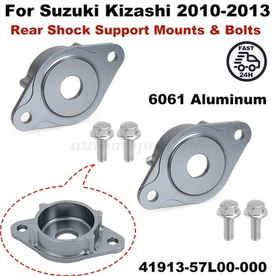 Rear Shock Support Mounts 41913-57L00-000 For Suzuki Kizashi 2010-2013 w/ Bolts Foto 1 de 4