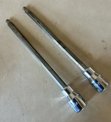 SK 2 Pieces Hand Tools 45965 3/8"Dr. 5mm Long Ball Hex Bit Socket - Image 1 of 3