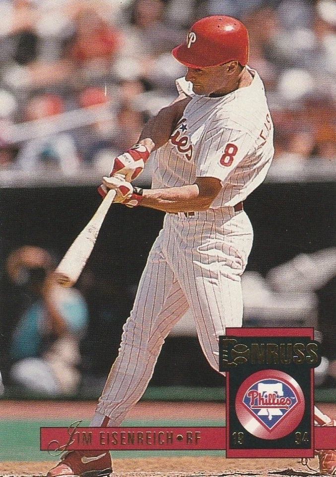 1994 Donruss #548 Jim Eisenreich - Image 1 of 3