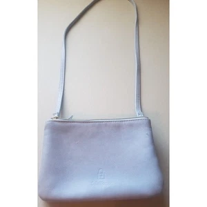 Safe Keeper Damen Umhängetasche/Geldbörse kleine Handtasche blau mit goldenem Reißverschluss - Bild 1 von 7