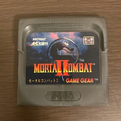 SEGA Mortal Kombat II Game Gear Cartridge Japan Tested Working Sound Issue - Image 1 of 4