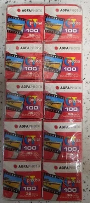 Agfa Photo CT Precisa 100 ISO 35mm 36Exp Color Slide Film SEALED 10 Pack - Image 1 of 4