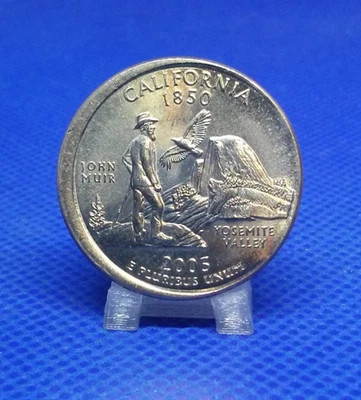 2005 D California State Quarter Error - Off Center Broadstrike - Image 1 of 2