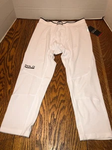 New Polo Sport Ralph Lauren ThermoVent Pure White Polyester Pant PSXV XL NWT - Picture 1 of 10
