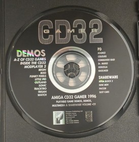 Amiga CD32 Gamer Magazine CD - Volume 21 - Sonic- Outland