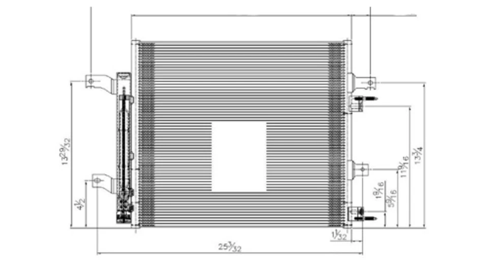 Condensador de CA para 13-15 Jaguar X-K/X-KR/X-KR-S 5 MM con receptor y secadora (PFC) Foto 1 de 1
