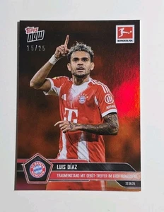 Topps NOW Bundesliga 2025/2026 - Card 005 - Luis Díaz - Bayern München - ORANGE - Bild 1 von 1