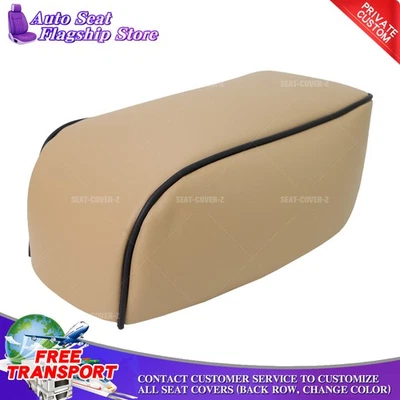 Hummer H3 For 2006 - 2010 Center Console Lid Armrest Leather Cover TAN - Image 1 of 4