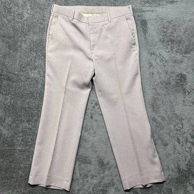 Vintage Levis Action Slacks Pants Mens 36x29 Purple Sta Prest Dress Retro 70s - Image 1 of 4