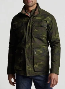 AUTH NWT Peter Millar Safari Camo Olive Branch Jacket Coat Sz M SOLDOUT - Picture 1 of 17