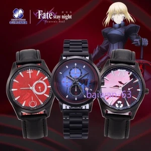 Nuevo reloj pulsera de cuarzo Fate/stay night Saber Alter Rin Tohsaka Matou Sakura - Imagen 1 de 26