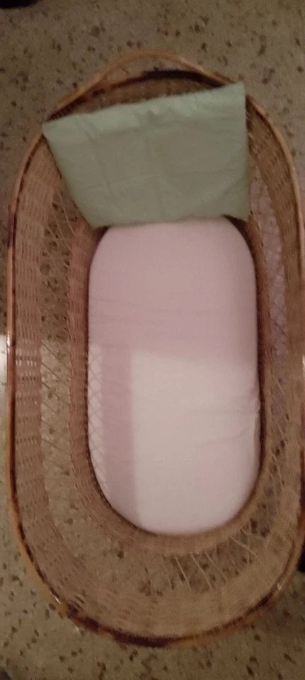 Culla Bambini In Vimini - Immagine 1 di 1