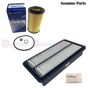 GENUINE Kia Grand Carnival MPV VQ 3.5 2010-14 Air Intake Cleaner Oil Filter Pack - Picture 1 of 6