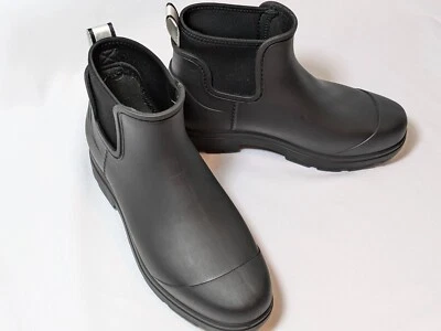 UGG Droplet Mujer Chelsea Impermeable Lluvia Botines Negros Elige Talla Foto 1 de 4