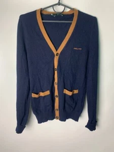 Vintage streetwear designer luxury Wool Cardigan Dsquared Size s - Picture 1 of 7