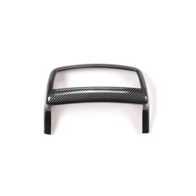 Carbon Fiber Style Rear Air Outlet Vent Cover Trim 1pcs For Audi S8 A8 2011-2018 - Image 1 of 4