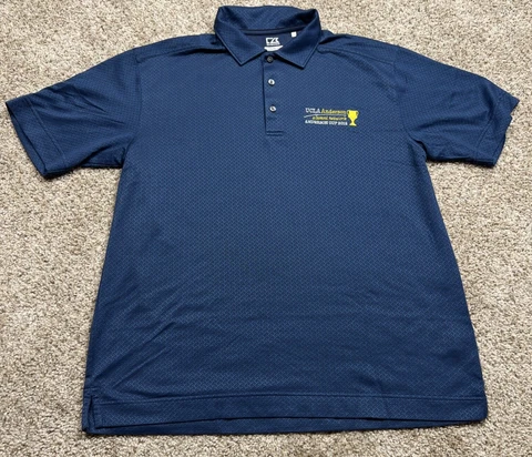 Cutter and Buck UCLA Navy Blue Polo Shirt Mens Large Breathable Jersey Adult Y2K Cover