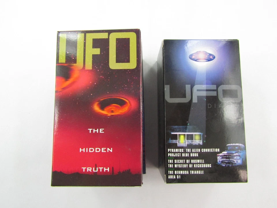 UFO Diaries VHS Box Set & UFO The Hidden Truth Box Set Lot Of 2 Aliens - Image 1 of 4