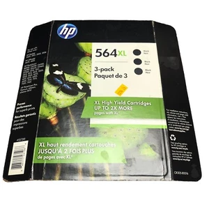 HP CR305BN Tintenpatrone Schwarz 3er-Pack Ablaufdatum Okt 2019 - Bild 1 von 3