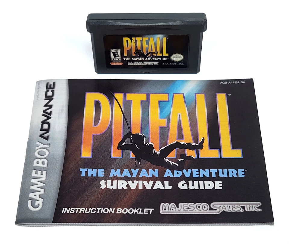 Pitfall The Mayan Adventure Nintendo Game Boy Advance GBA 2001 Tested Works - Image 1 of 4