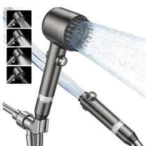 JOMST Filtered Shower Head with Handheld in Pewter - Picture 1 of 2