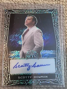 2024 Leaf Metal Legends Base Autograph #BA-SB1 Scotty Bowman #D 1/2 - Picture 1 of 2
