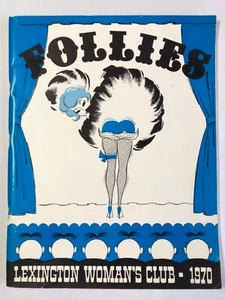 1970 LEXINGTON WOMAN'S CLUB FOLLIES PROGRAMMBUCH "PZAZZ '70" GUTER ZUSTAND: SEHR GUTER ZUSTAND - Bild 1 von 6