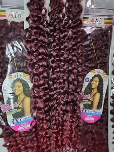 Mane Concept Pre Stretched Crochet Braid CB3P2007 3X Gigi Curl 20 In (T1B/BUG) - Picture 1 of 7