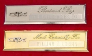 GTX - CUSTOM ENGRAVED DASH PLAQUE - Picture 1 of 1