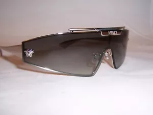 NUEVAS GAFAS DE SOL VERSACE VE2265 100011 PLATA/GRIS DEGRADADO 44 MM AUTÉNTICAS 2265 - Imagen 1 de 8