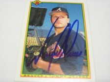 PHILLIES LEGEND TOMMY GREENE AUTOGRAPHED ROOKIE BASEBALL CARD COA FREE SHIPPING