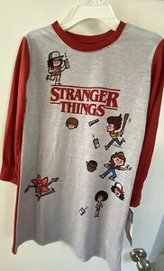 STRANGER THINGS Netflix Nightgown For Girls Size 8 NWT - Picture 1 of 10