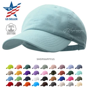 Gorra de béisbol de algodón estilo polo pelota papá sombrero ajustable liso lavado hombres PC - Imagen 1 de 48