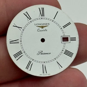 Orologio al quarzo 29mm uomo Longines quadrante presenza ETA 255.411 movimento vintage RICAMBI - Foto 1 di 14