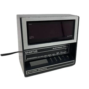Sveglia digitale vintage Spartus modello 1119 numeri jumbo - Foto 1 di 4