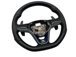 Volant OEM VW Golf 8 R Volant Sport Chauffant DSG Travel Assist GTI Cuir Perforé - Picture 1 of 17
