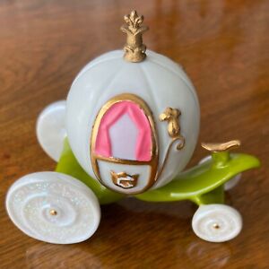 Rare Disney Cinderella Pumpkin Carriage Coach Ceramic Figurine