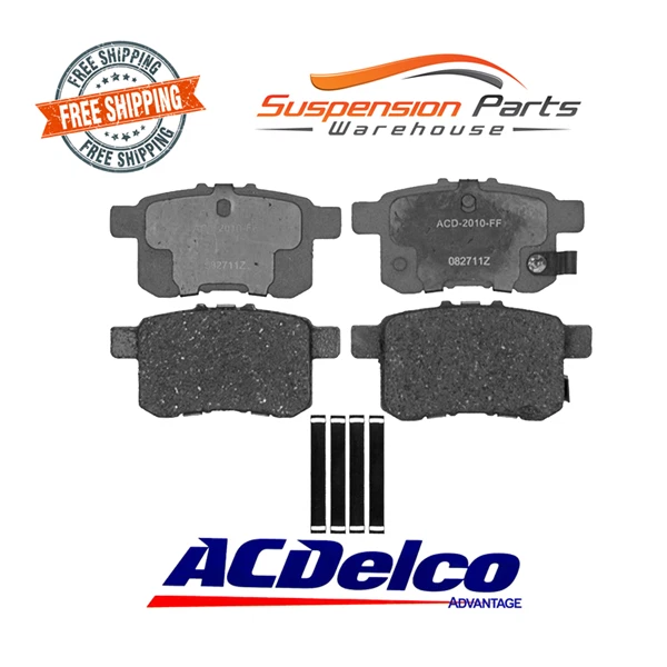 Juego de pastillas de freno traseras de cerámica 14D1336CH para Acura TSX 2004-2014 Foto 1 de 1