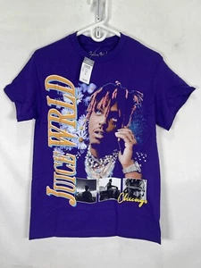 Juice WRLD 999 Club T Shirt Purple Daisy Chicago Small NWT - Picture 1 of 6