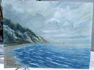 W.F. GÖPPINGER RÜGEN Küste Kreidefelsen 1928 - Bild 1 von 2