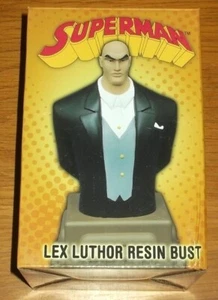 Superman Lex Luthor 6" Resin Bust Animated Series Ltd 3000 Varner Studios< - Picture 1 of 1